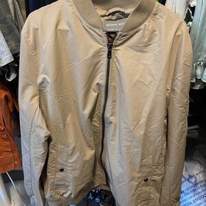 Michael Kors Men's Beige Bomber Jacket